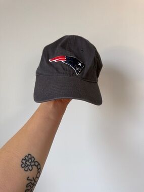 Vintage Reebok x New England Patriots Dark Gray Dad Hat
